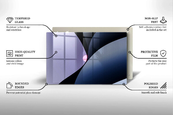 Cobertura placa vitrocerámica Formas abstratas