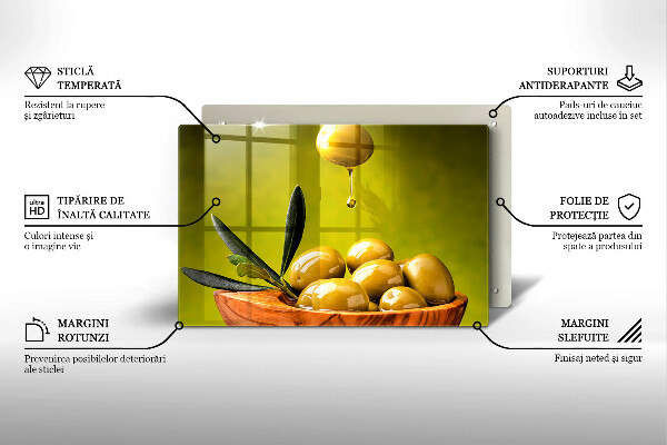 Cobertura placa vitrocerámica Azeitonas saborosas