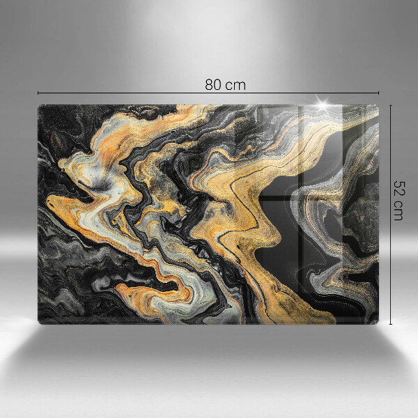 Cobertura placa vitrocerámica Estrutura abstrata