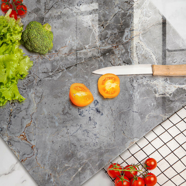 Protetor em vidro para fogão Textura de pedra