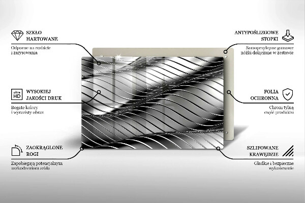 Cobertura placa vitrocerámica Estrutura metálica 3D