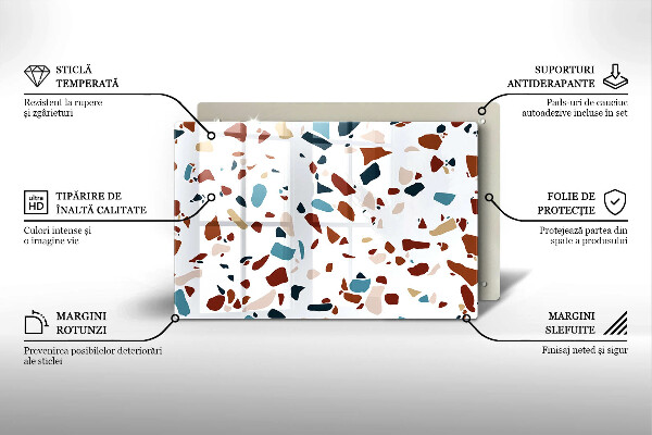 Cobertura placa vitrocerámica Pedra decorativa