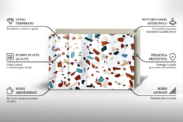 Cobertura placa vitrocerámica Pedra decorativa