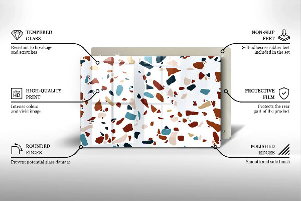 Cobertura placa vitrocerámica Pedra decorativa