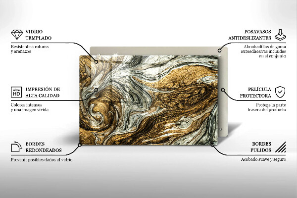 Cobertura placa vitrocerámica Abstração rica