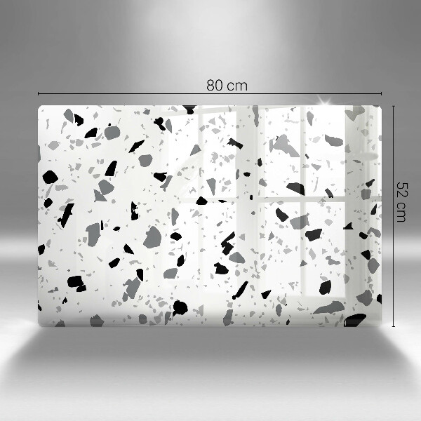 Protetor de fogão de vidro Grés decorativo