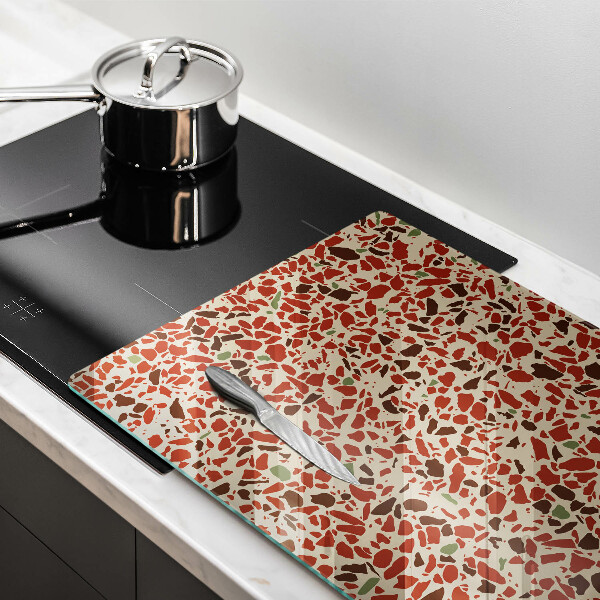 Protetor de fogão de vidro Pequenos grés