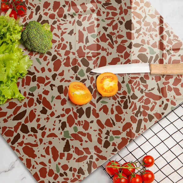 Protetor de fogão de vidro Pequenos grés