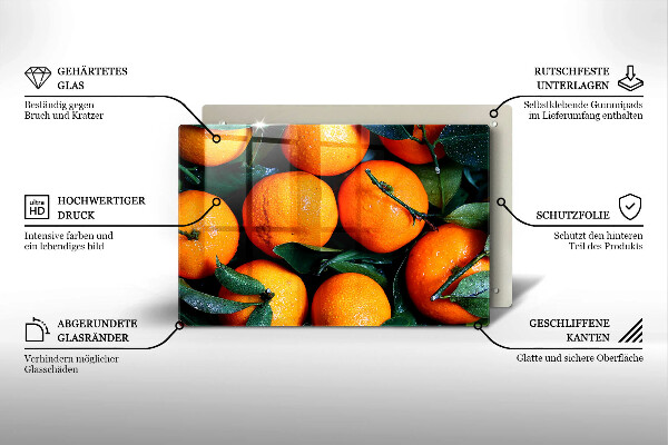 Cobertura placa vitrocerámica Laranjas de frutas