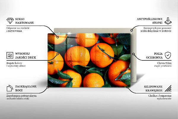 Cobertura placa vitrocerámica Laranjas de frutas