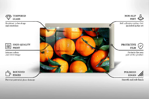 Cobertura placa vitrocerámica Laranjas de frutas
