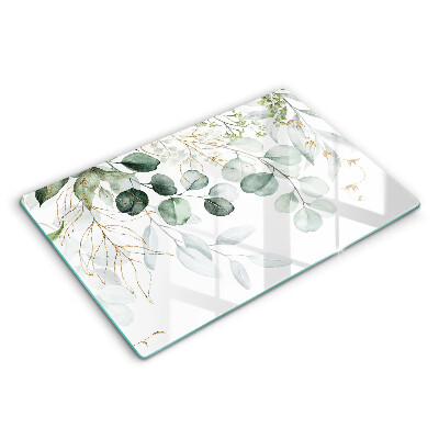Cobertura placa vitrocerámica Plantas pintadas