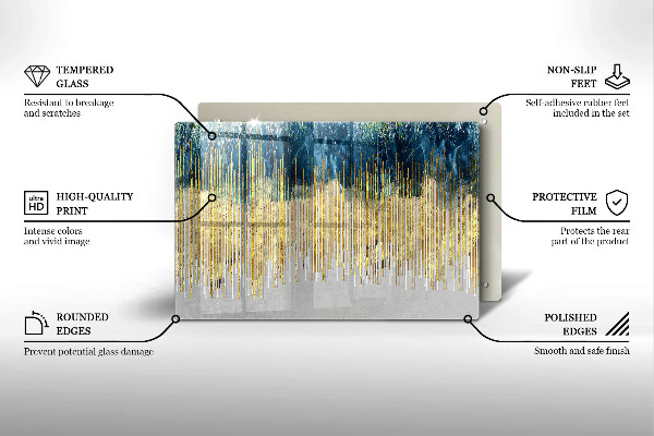 Cobertura placa vitrocerámica Abstração do designer