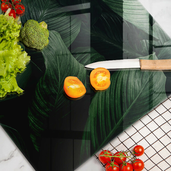 Cobertura placa vitrocerámica Folhas escuras