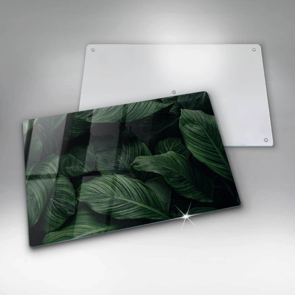 Cobertura placa vitrocerámica Folhas escuras