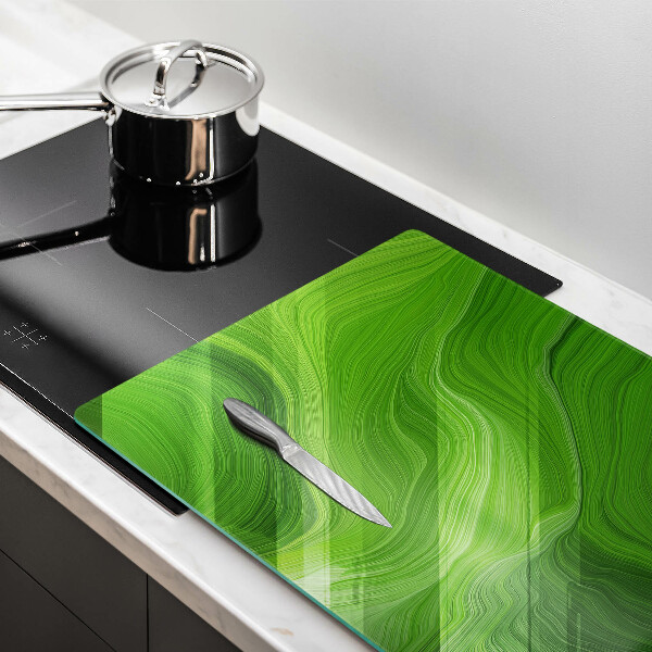 Protetor de fogão de vidro Textura abstrata