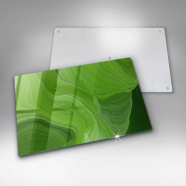 Protetor de fogão de vidro Textura abstrata