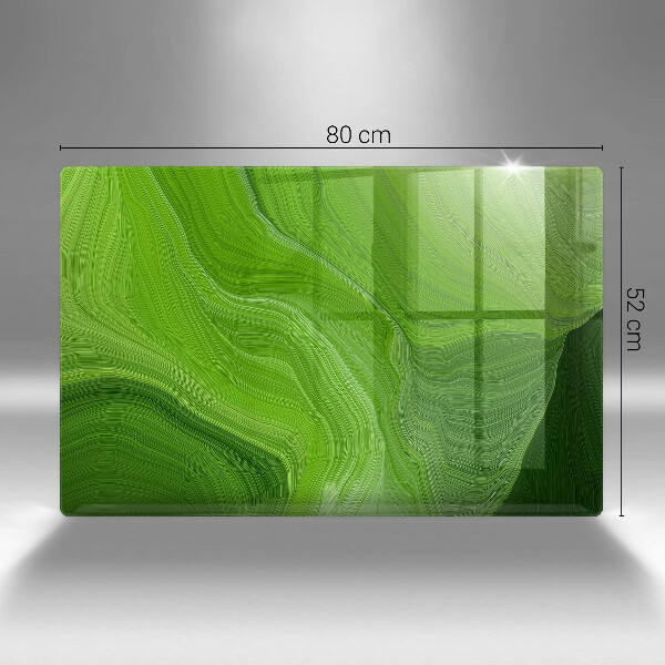 Protetor de fogão de vidro Textura abstrata