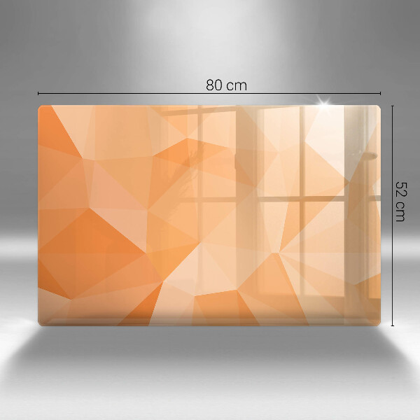 Protetor de fogão de vidro Fundo geométrico