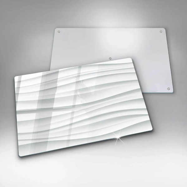 Protetor de fogão de vidro Estrutura moderna