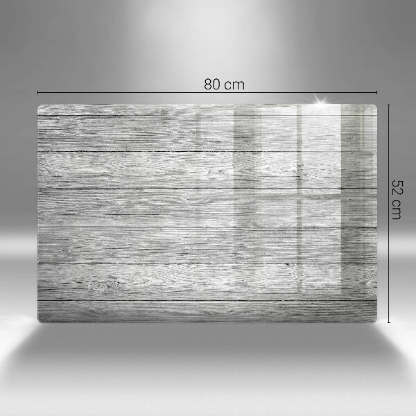 Protetor para fogão de vidro Tábuas de madeira velhas