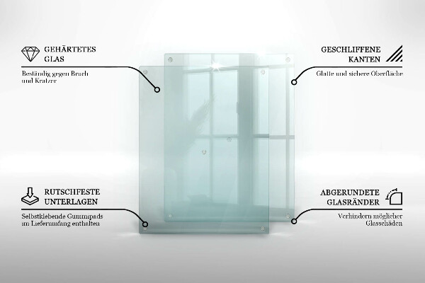 Placa de proteção transparente para indução 2x40x52 cm