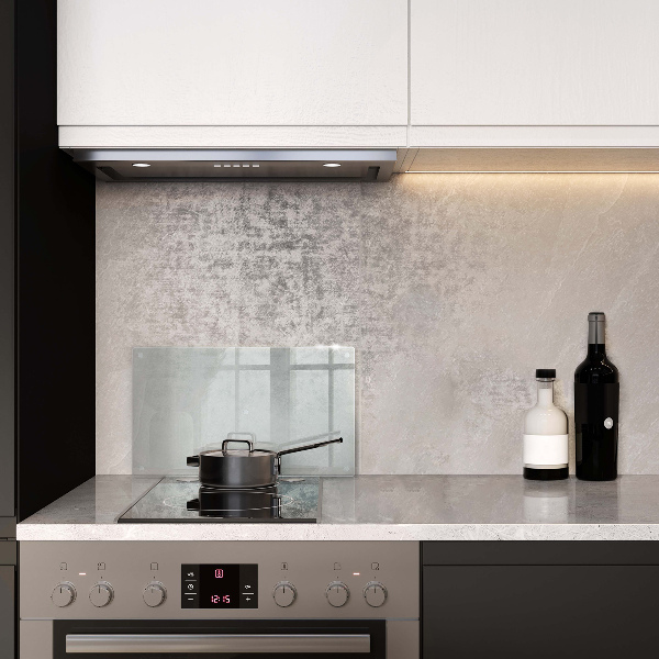 Vidro transparente para placa de indução na cozinha 52x30 cm