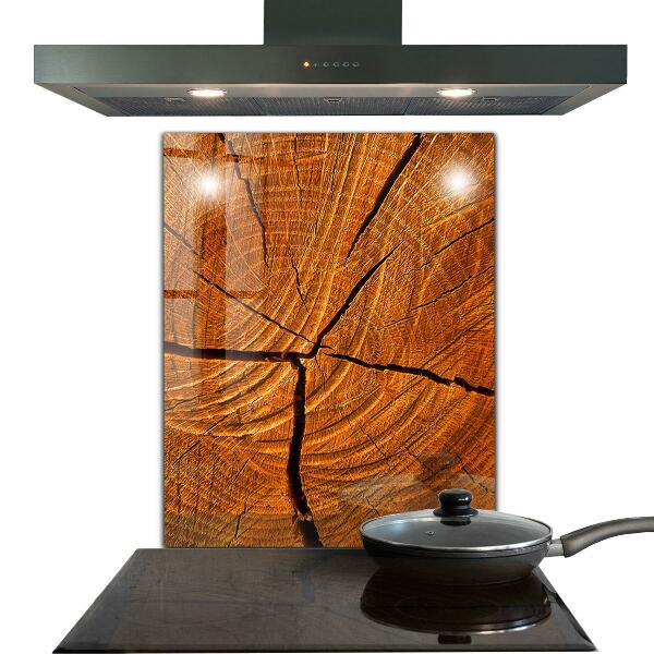 Backsplash cozinha Madeira de carvalho escuro