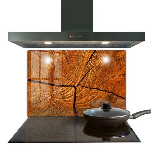 Backsplash cozinha Madeira de carvalho escuro