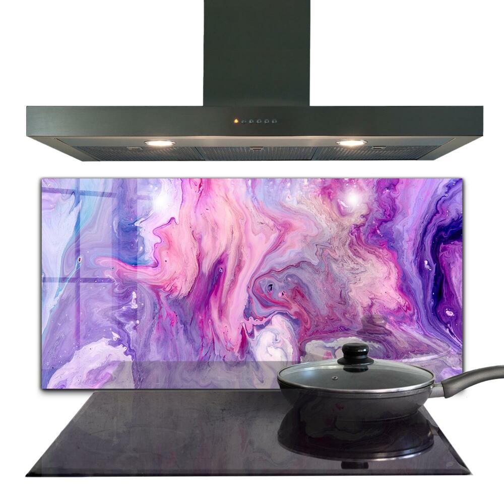 Vidro decorativo para a cozinha Abstracție Roz