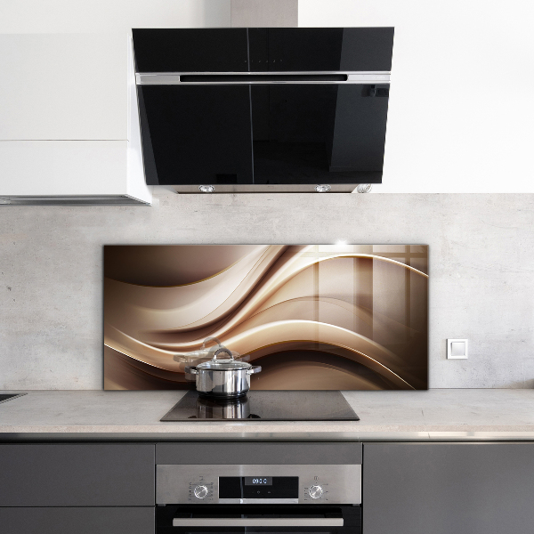 Painel cozinha Abstração de Ondas de Energia