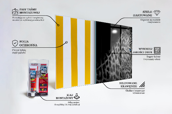 Backsplash cozinha Gato selvagem pantera escura