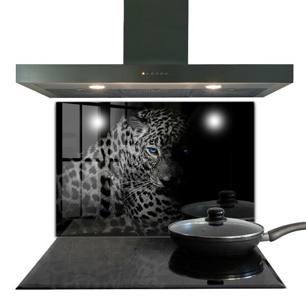 Backsplash cozinha Gato selvagem pantera escura