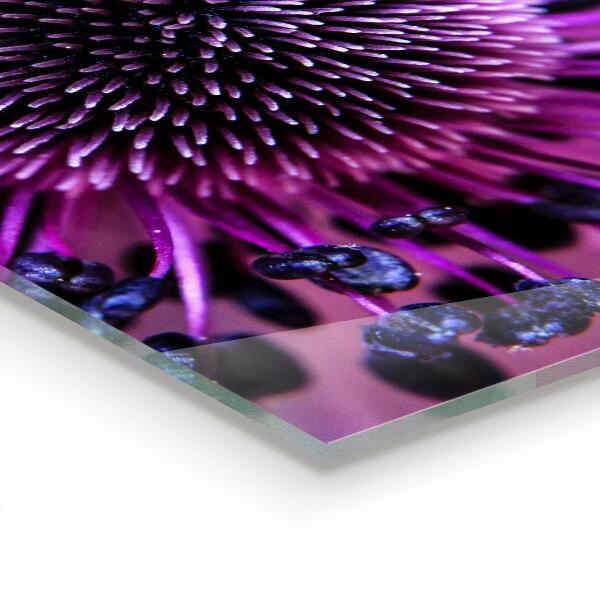 Painel para cozinha Flor roxa