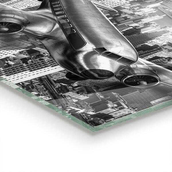 Painel cozinha Avião sobre Nova York