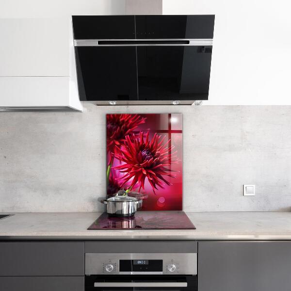 Painel para cozinha Flor escura Planta escura