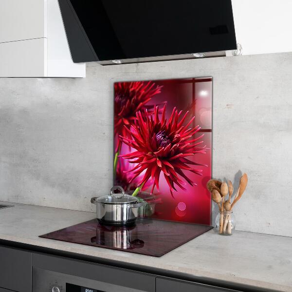 Painel para cozinha Flor escura Planta escura