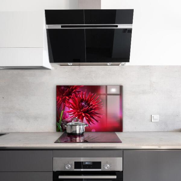 Painel para cozinha Flor escura Planta escura