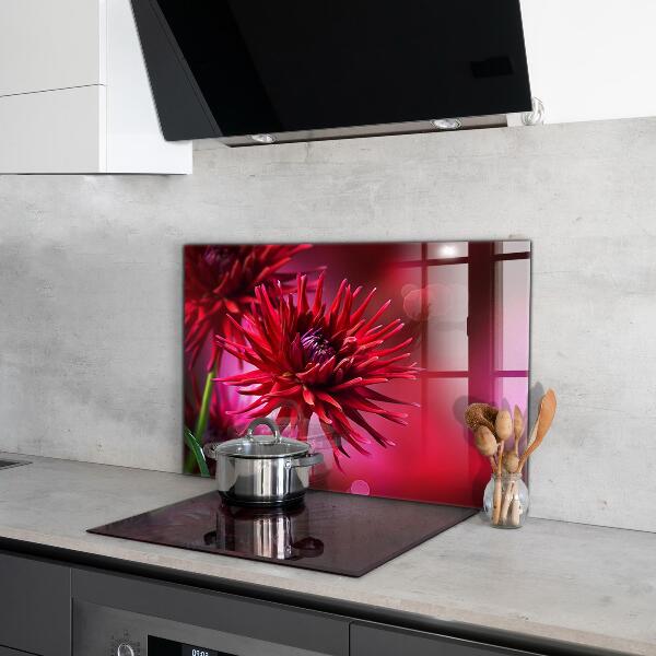 Painel para cozinha Flor escura Planta escura