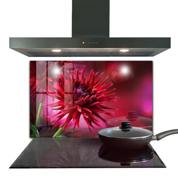 Painel para cozinha Flor escura Planta escura