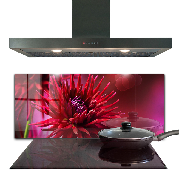 Painel para cozinha Flor escura Planta escura