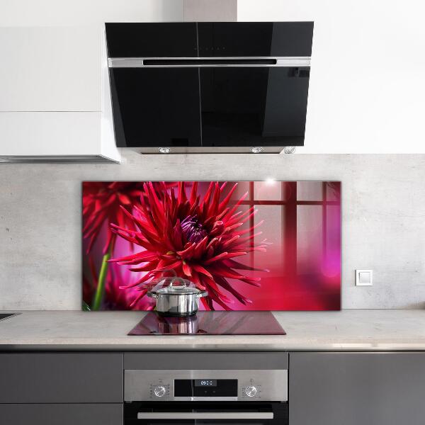 Painel para cozinha Flor escura Planta escura