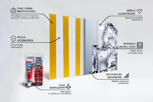 Backsplash cozinha Cubos de gelo refrescantes