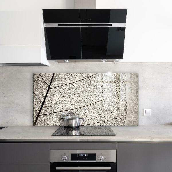 Backsplash cozinha Folha com gotas de orvalho da manhã