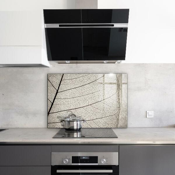 Backsplash cozinha Folha com gotas de orvalho da manhã