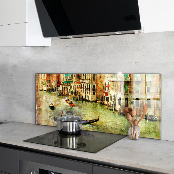 Backsplash cozinha Pintura vintage de Veneza, Itália