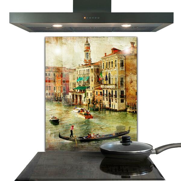 Backsplash cozinha Pintura vintage de Veneza, Itália