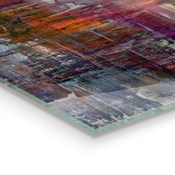 Painel cozinha Pintura abstrata