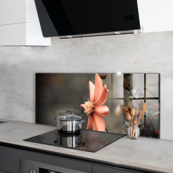 Painel cozinha Planta de papoula vintage