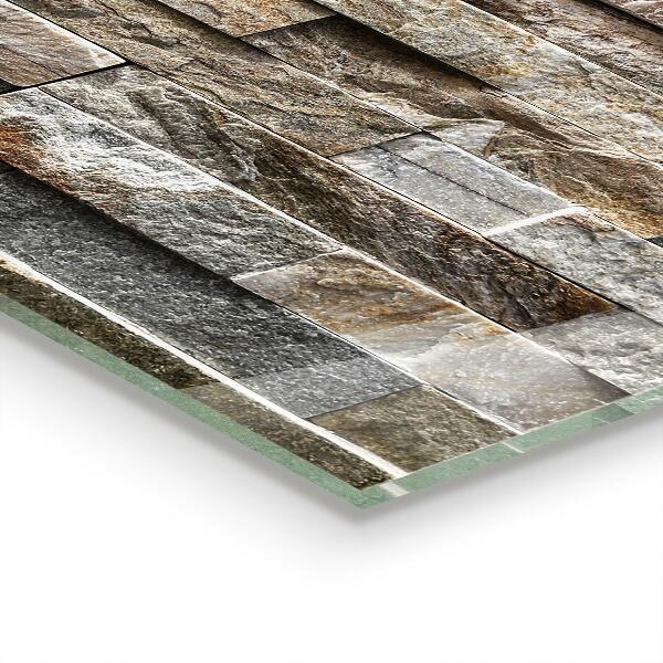 Painel para cozinha Concreto de tijolo preto